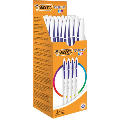 Bic Kemični svinčnik Cristal Up, barva črte: modra, 20 kosov, (21655447) Slike