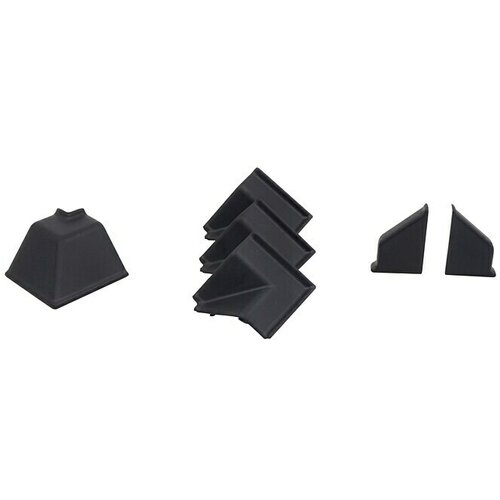 CUCINE Set pribora zakrivljene oblike (Črne barve, 6 -del.) Slike
