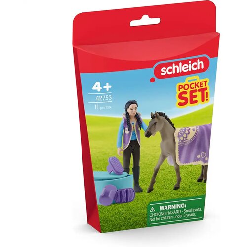 Schleich Schleich: Konjski klub - Komplet za lepoto s Kim (42753) Slike