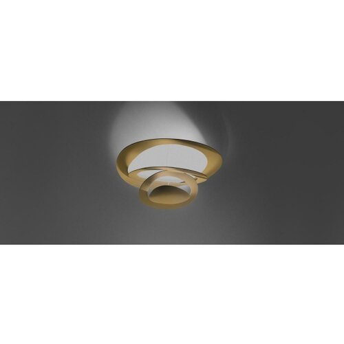 ARTEMIDE 1255120A - prigu&amp;scaron;iva LED stropna svetiljka PIRCE/44W/230V 3000K zlatna Slike