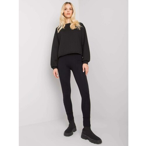 Fashion Hunters Black leggings with stripes from Emma RUE PARIS Slike