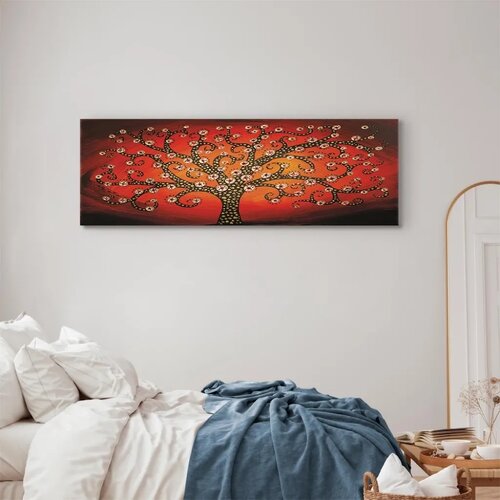  Slika - Fiery Tree (1 Part) Narrow 135x45 Cene