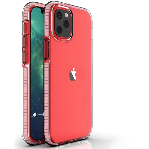  Futrola Spring clear TPU za Apple iPhone 12 Mini - Svijetlo roza KP8671 Cene