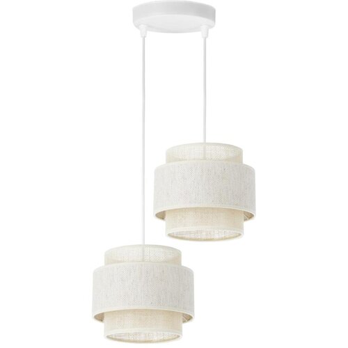  Luster na užetu BOHO 2xE27/60W/230V krem/juta Cene