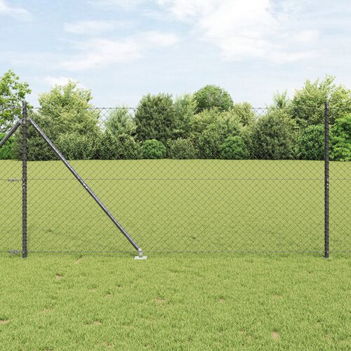 vidaXL ograja iz verige z 7 žeblji 1.2x10 m galvanizirano jeklo Cene