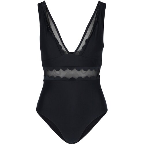 CUPSHE Ženski jednodelni kupaći J52 crni