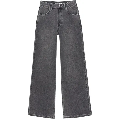 Pull&Bear Kavbojke siv denim