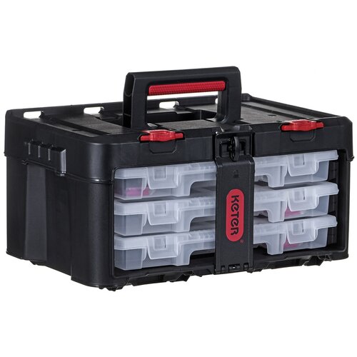 Keter Toolbox Stack'N'Roll (17210831 /253380) with 3 organizers Black Cijene