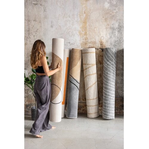 Bonami Selection Kremno bela preproga 120x180 cm Routa &amp;ndash; Slike