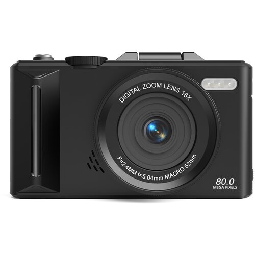 INF W300 Retro brezzrcalni fotoaparat z 180&deg; zaslonom, 27,5MP Black, (5000324326) Cene