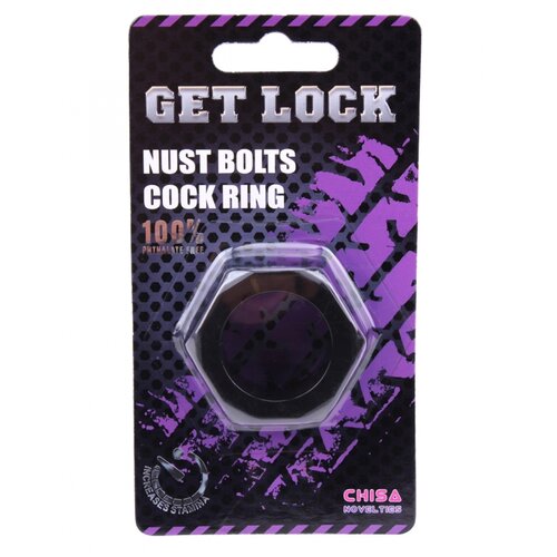 Nust Bolts Cock Ring-Black CN100394087 / 1188 Slike