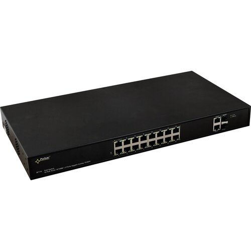 Pulsar SF116 network switch Managed Fast Ethernet (10/100) Power over Ethernet (PoE) 1U Black Cijene