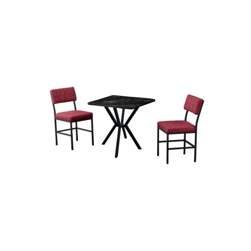 Hanah home Trpezarijski sto i stolice Dubai , Bordo-crni Cene