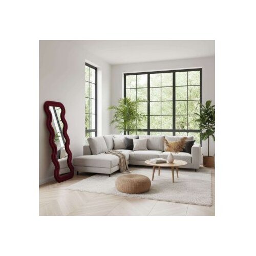 Hanah home Ogledalo Mundo Claret Red Cene