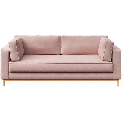 Ame Yens Svijetlo ružičasta baršunasti sofa 222 cm Celerio – Cijene