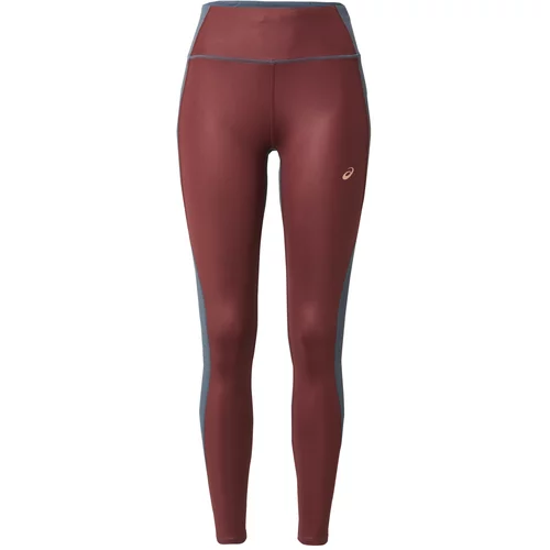 Asics Sportske hlače 'NAGINO' golublje plava / burgund