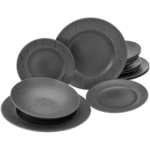 Creatable Jedilni Servis Schiefer Black, 12-Delni Cene