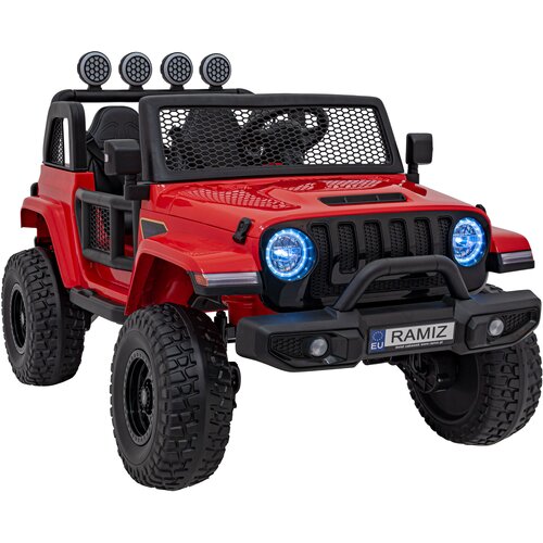  Auto na akumulator OFF-ROAD 3.0 4x4 - crveni Slike