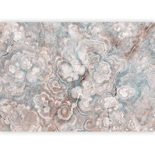  Foto tapeta - Marble Flowers - Natural Stone Structures in Pastel Colours 200x140 Standard Cene