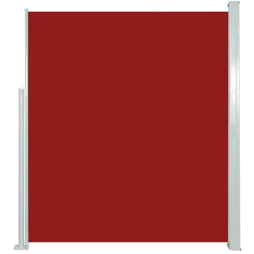 Maison Chic Zložljiva stranska tenda - Senčniki za teraso 160x500 cm rdeča, (22039152) Slike