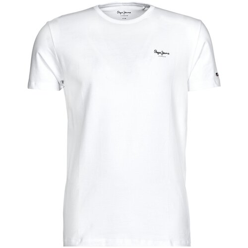 Pepe Jeans Majice s kratkimi rokavi ORIGINAL BASIC NOS Bela Slike
