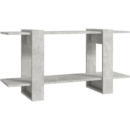 Maison Chic Knjižna omara - Knjižni regal betonsko siva 100x30x51 cm konstruiran les, (21725143) Slike