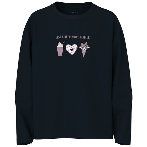name it majica DR 13234709 NKFVEEN LS RLX TOP D črna 134/140 Cene