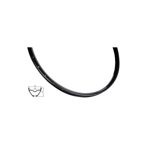 Force felga xc disc 584x27, 32h, crna ( 7021991 ) Slike