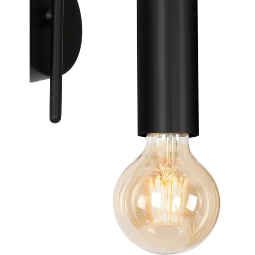  Zidno svetlo LOPPE 1xE27/60W/230V, crne boje Slike