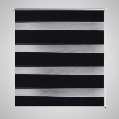 vidaXL Črtasti Zebra Rolo / Senčilo velikost 120 x 230 cm Črna barva, (20810586)