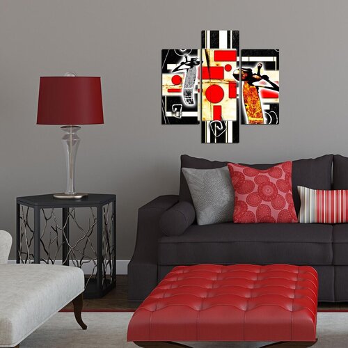 Wallity Set slika 3MDF-084, 3 Dela Cene