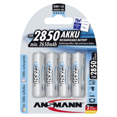 Ansmann HR06 mignon (aa)-akumulator NiMH 2650 mAh 1.2 V 4 kos, (417558) Cene