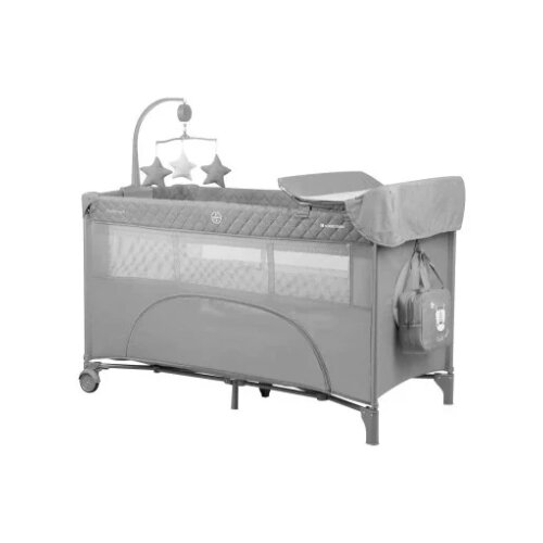  Krevetac Nighty Night premium 2 nivoa sa rancem i pultom Grey KKB11153 Slike