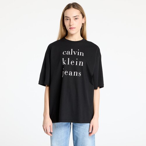Calvin Klein Majica Jeans Short Sleeve Logo Tee Black S Cene