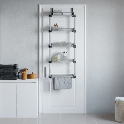  za vrata s 5 polica 52 x 20 x 135 cm aluminijski Cijene