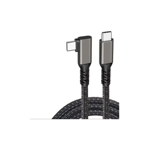 Kettz KT-USBC070, USB 3.2 Type-C na Type-C, 4k 60Hz, 100W, 2m, Black Ugaoni Kabl Slike