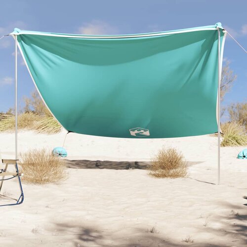 vidaXL Nadstrešek za plažo s sidrišči iz peska zelena 304x300 cm Cene