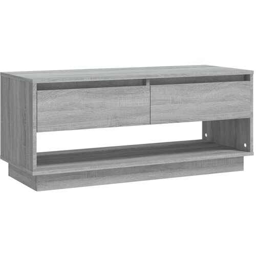 Maison Chic TV omarica - TV enota - Televizijska omarica siva sonoma 102x41x44 cm iverna plošča, (21701409) Cene