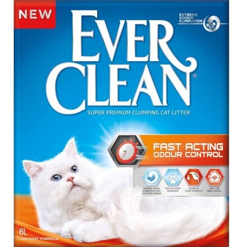 Everclean Ever Clean Pijesak za mačke Fast Acting, grudajući, mirisni, 10 L Cene