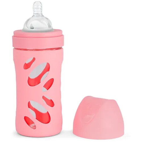 Twistshake TS Anti-Colic Staklena flašica 260ml Pastel Roza Cene