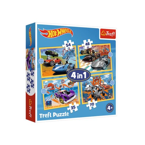 Hot_Wheels Puzzle 4u1 Vozila Trefl 34627 Cijene