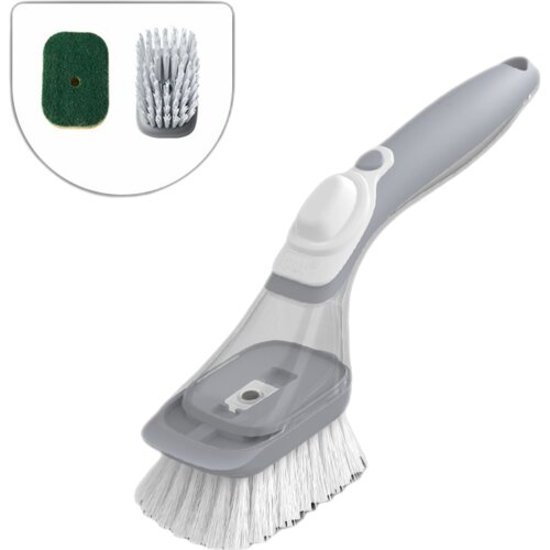 INF Set za shranjevanje &scaron;četk za milo, pralnik posode z ročajem Grey, (21278398) Cene