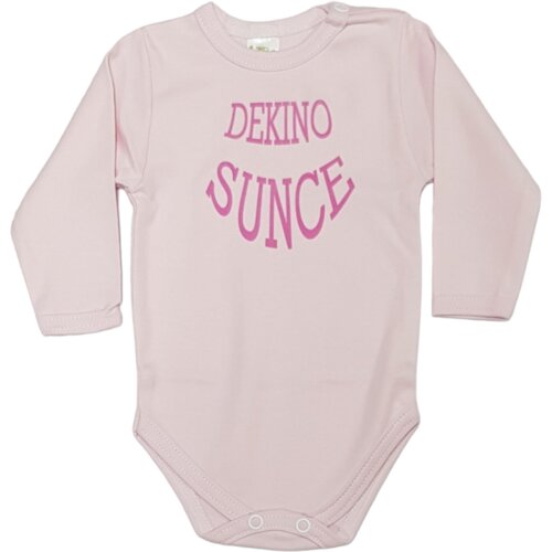 Ivona Bodi za bebe dugih rukava Dekino sunce, Roze Cene