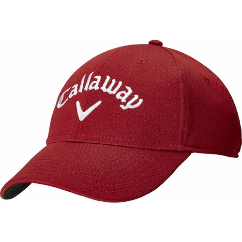 Callaway Mens Side Crested Structured Cap Red 2023