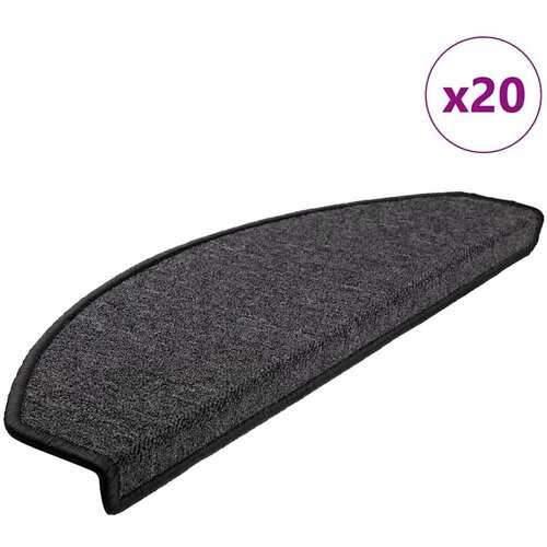  Otirači za stepenice 20 kom antracit 65x24x4 cm Cijene