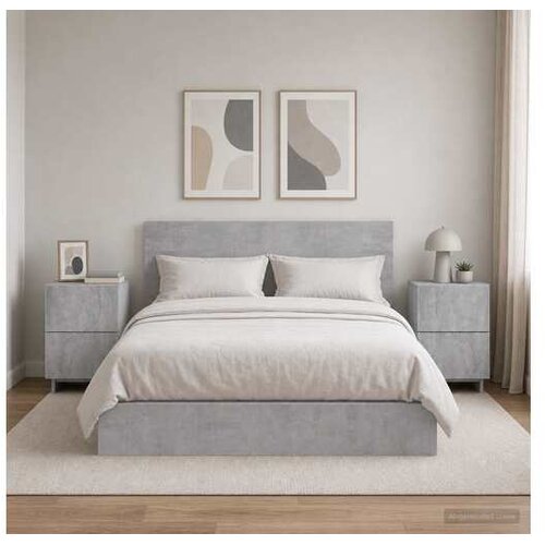 vidaXL Noćni ormar 2 kom. Betonska siva 33 5 x 34 5 x 50 cm - Betonska siva 2 Cijene