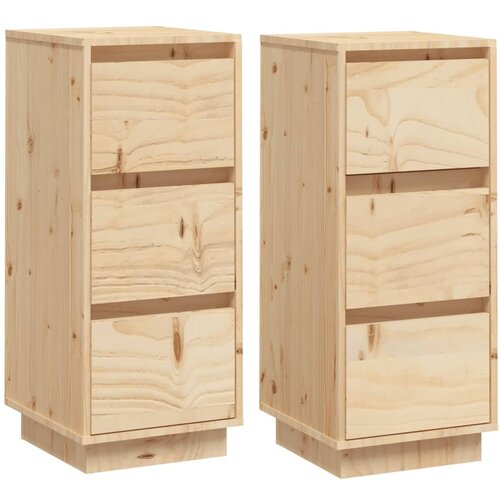 Maison Chic Komoda - Predalnik 2 kosa 32x34x75 cm trdna borovina, (21720490) Cene