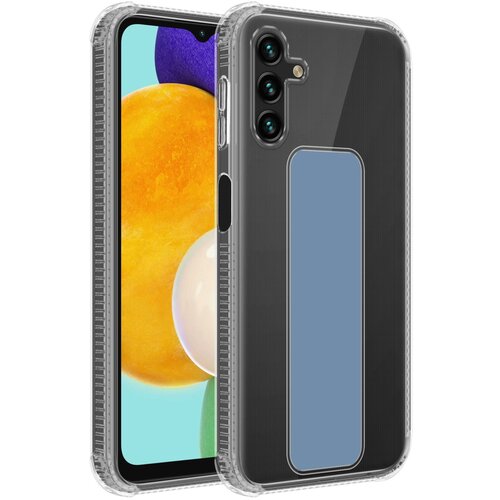 Cadorabo Ohi&scaron;je, združljiv s Samsungom v svetlo modri barvi - za&scaron;čitni pokrov, narejen iz fleksibilnega silikona TPU z držalo in funkcijo stojala, (20593470) Cene