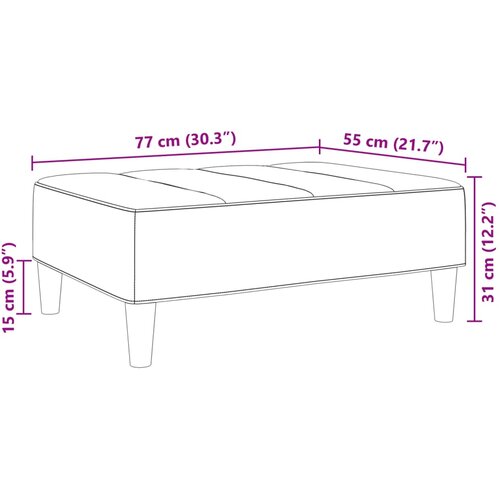  Tabure tamnosivi 77x55x31 cm bar&amp;scaron;unasti Siva Slike