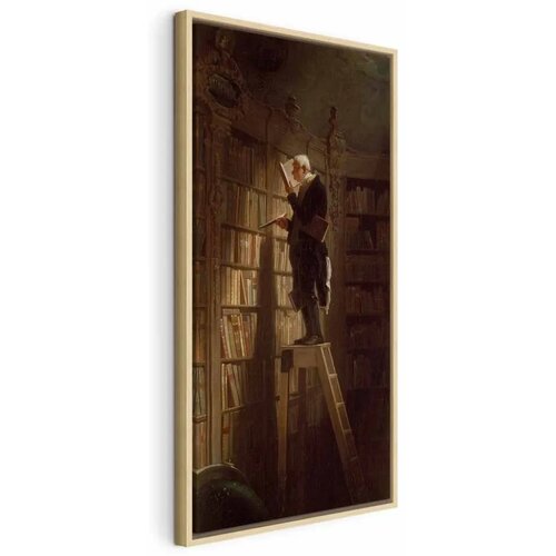  Slika - Carl Spitzweg &ndash; The Bookworm 60x120 U prirodnom drvenom okviru Cijene